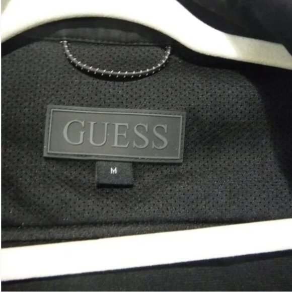 GUESS JACKET SIZE MEDIUM BLACK Y2K - Picture 3 of 8